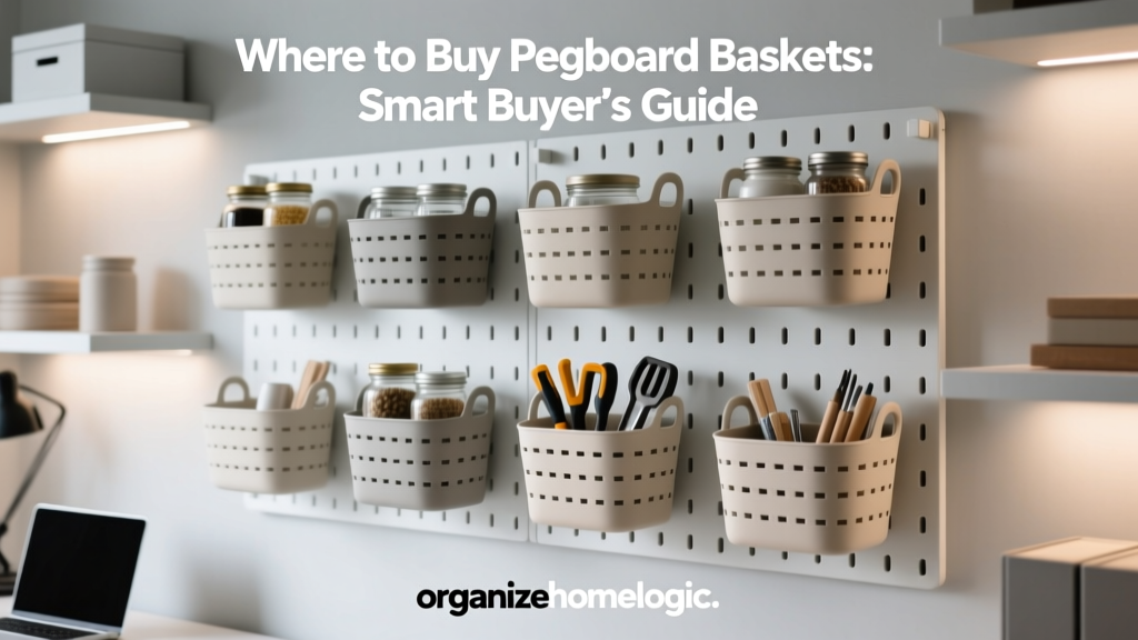 Where to Buy Pegboard Baskets: Smart Buyer’s Guide