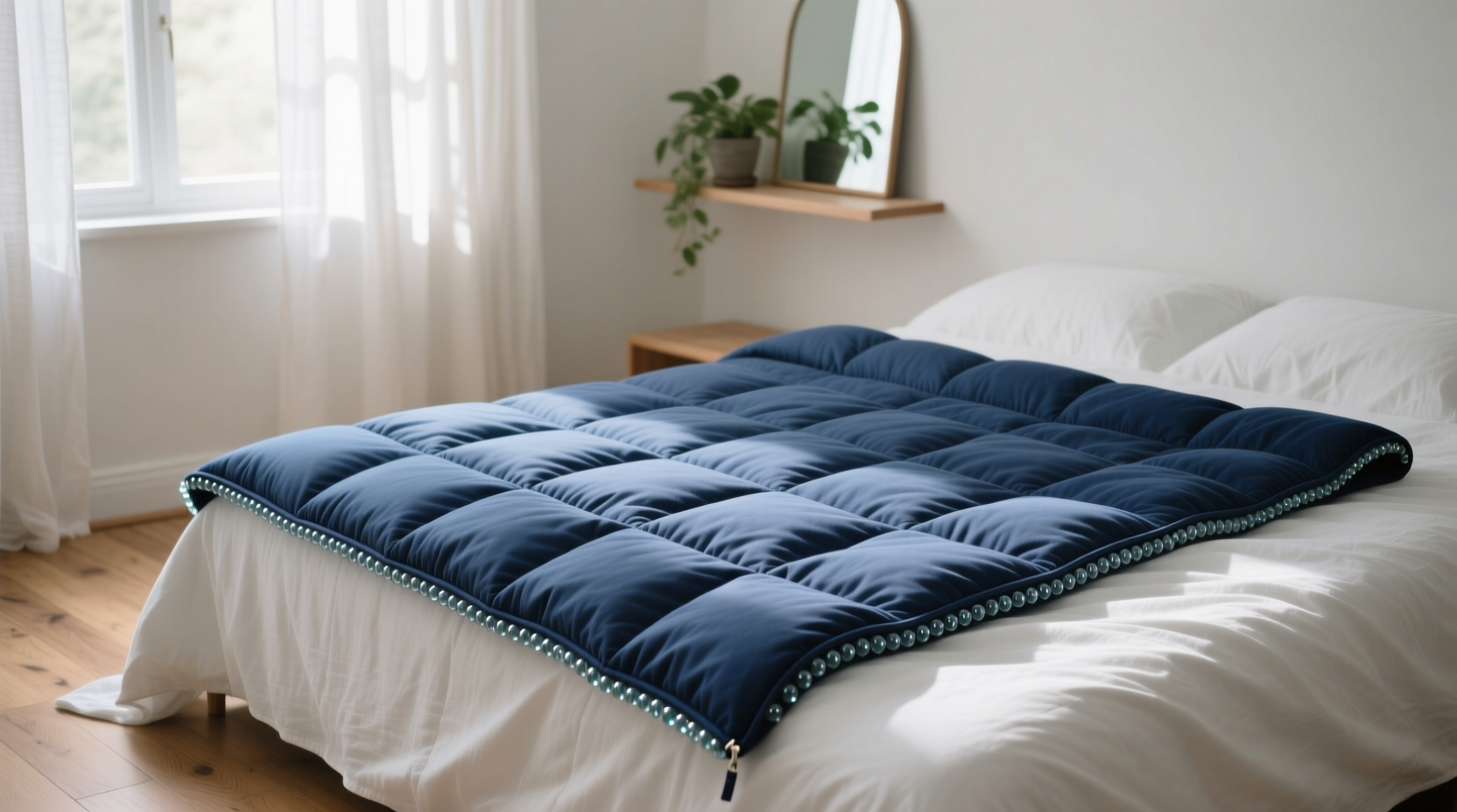 how to wash weighted blankets with glass beads