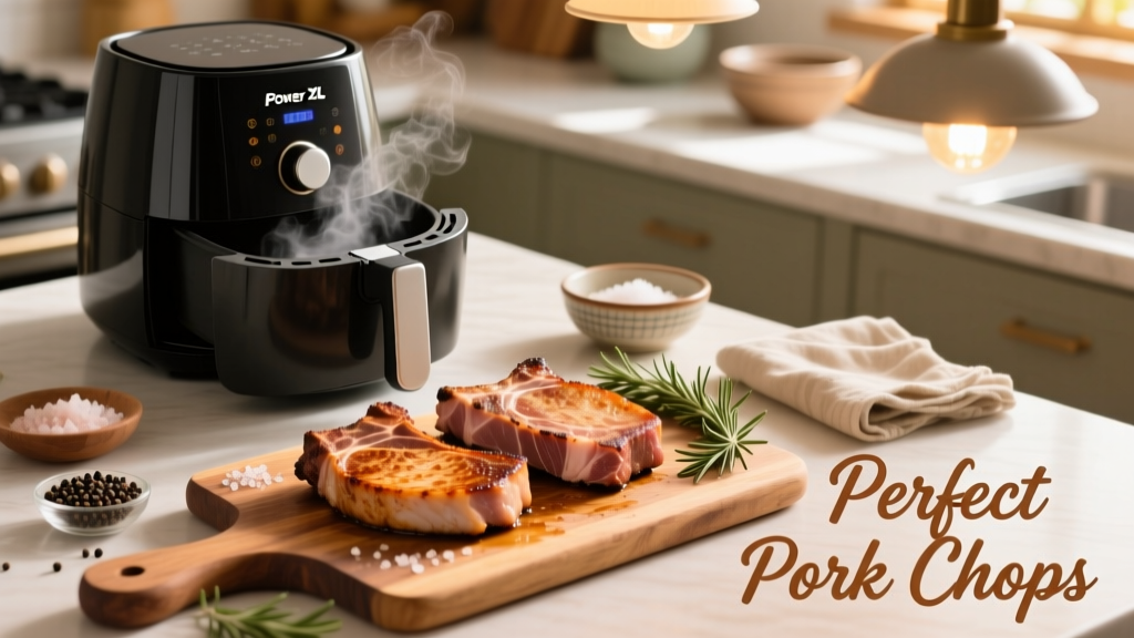 Perfect Pork Chops in a Power XL Air Fryer