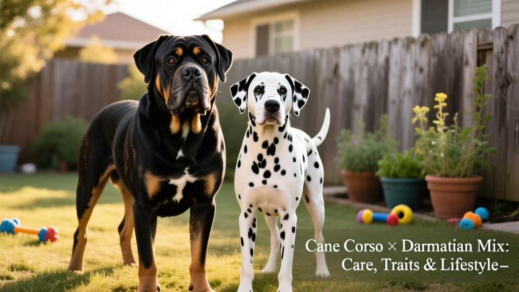 The parent breeds of Cane Corso Dalmatian Mix: Left – Tatyana Kuznetsova, Shutterstock | Right – Lorren & Loki, Unsplash