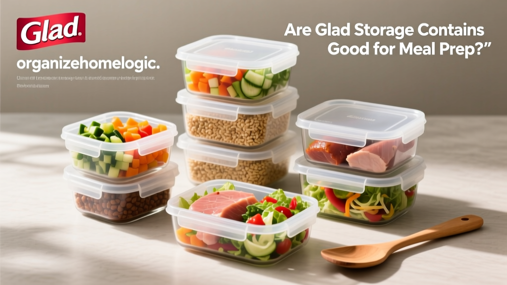 Are Glad Storage Containers Good for Meal Prep?