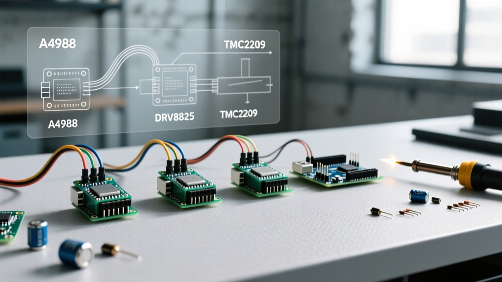 Stepper Driver Arduino Code: A4988 vs DRV8825 vs TMC2209