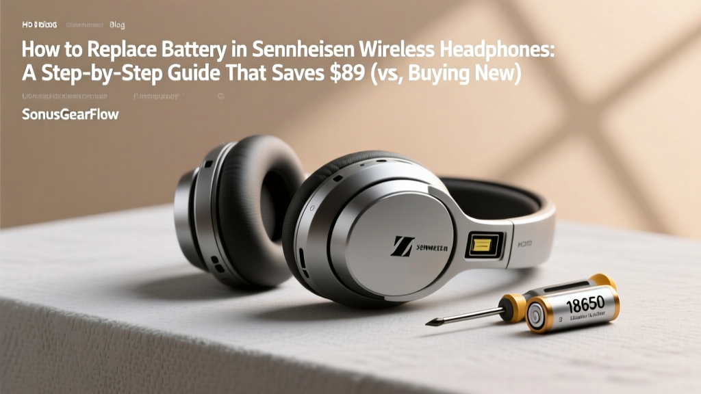 Replace Sennheiser Wireless Headphone Battery (2026)