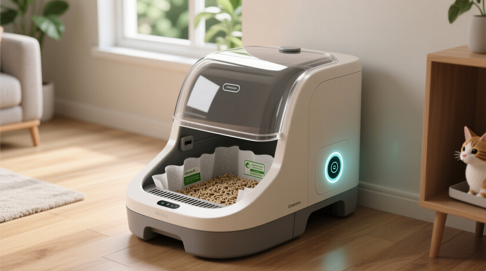compostable liners automatic litter boxes