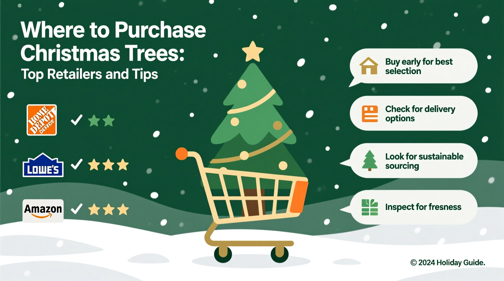 where to purchase christmas trees