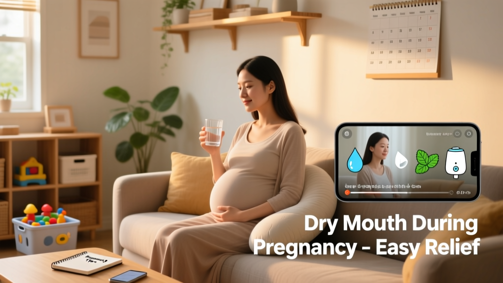 Dry Mouth During Pregnancy: Causes, Symptoms, and Easy, Evidence-Based Treatments (With Video)