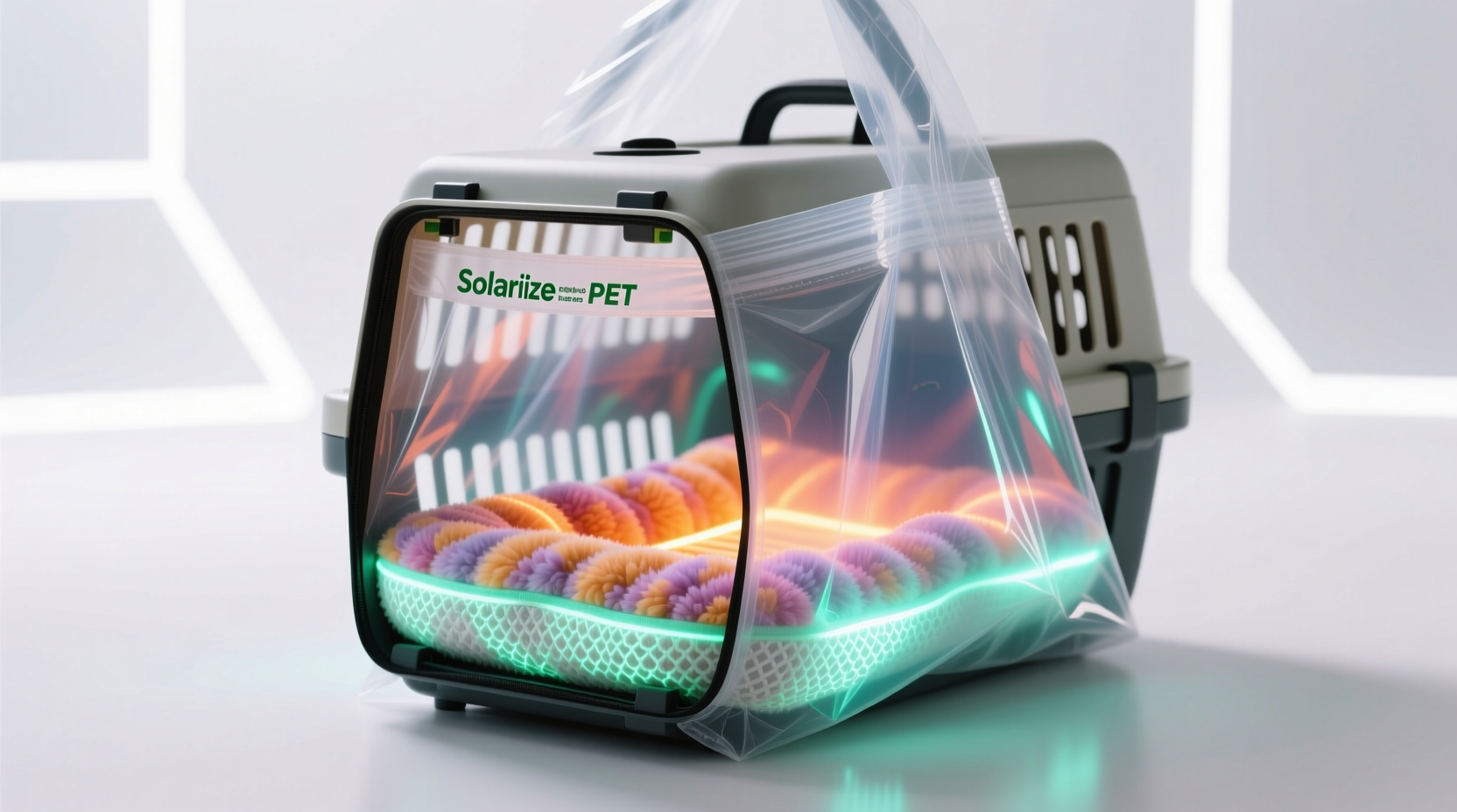 solarize pet carrier liners safely