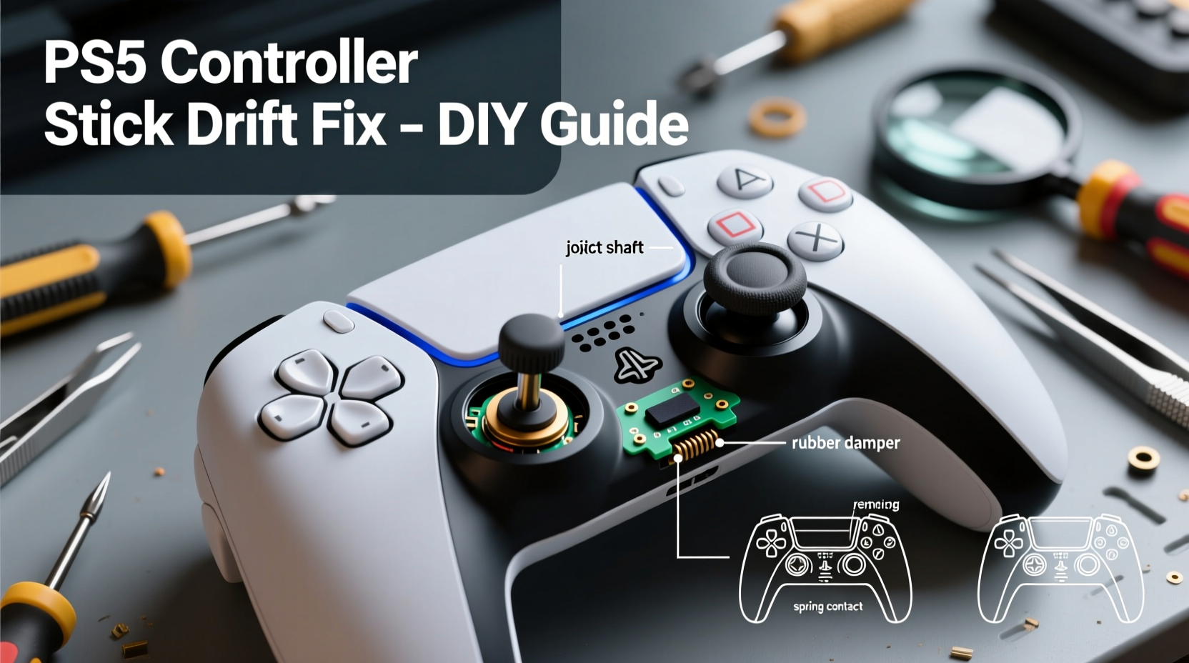 how to fix stick drift on ps5 controller diy guide