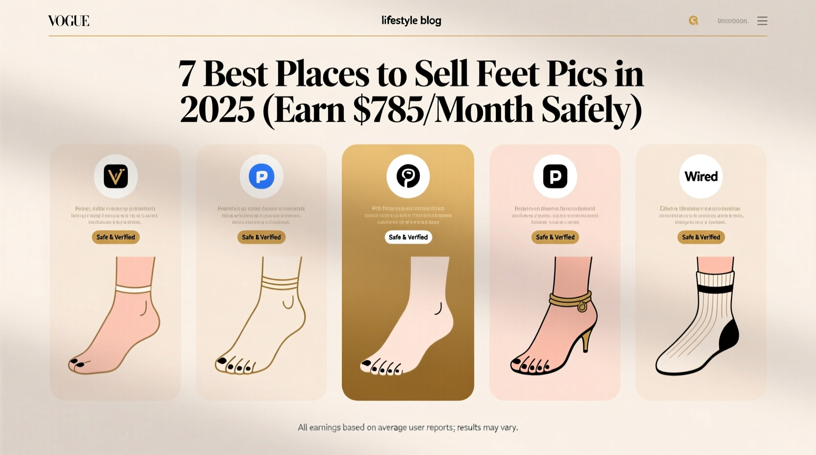best places to sell feet pics