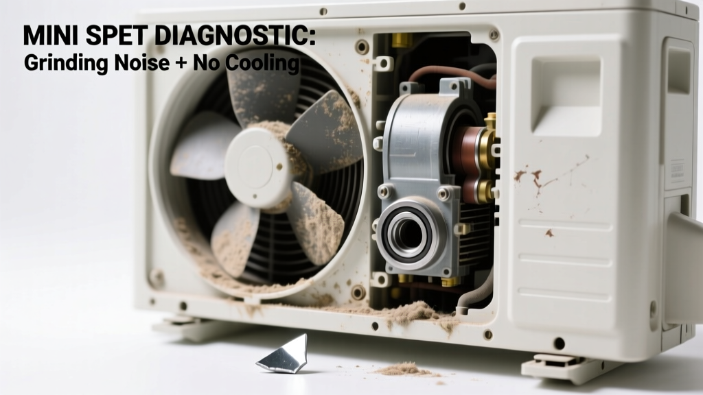 Mini Split Not Cooling & Making Grinding Noise: Quick Diagnosis
