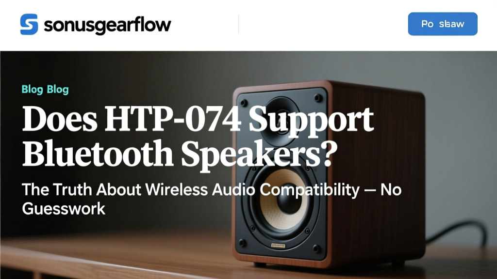HTP-074 Bluetooth Speakers: Compatibility & Workarounds