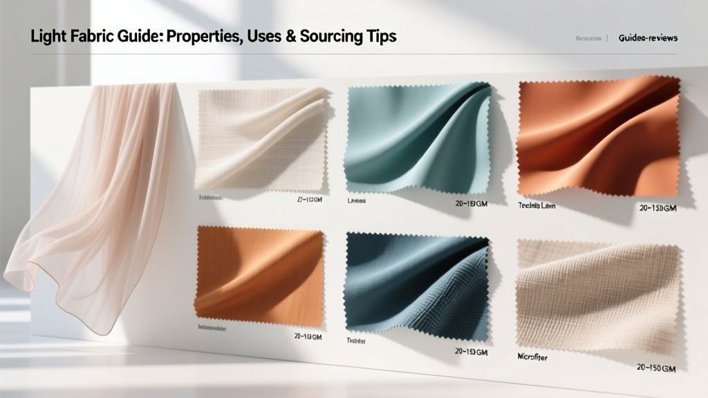 Light Fabric Guide: Properties, Uses & Sourcing Tips