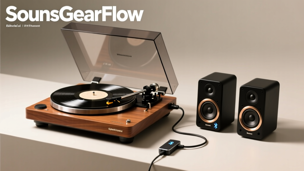 How to Connect a Record Player to Bluetooth Speakers
