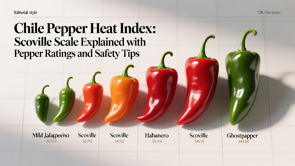 Chile Pepper Heat Index: Scoville Scale & Pepper Ratings