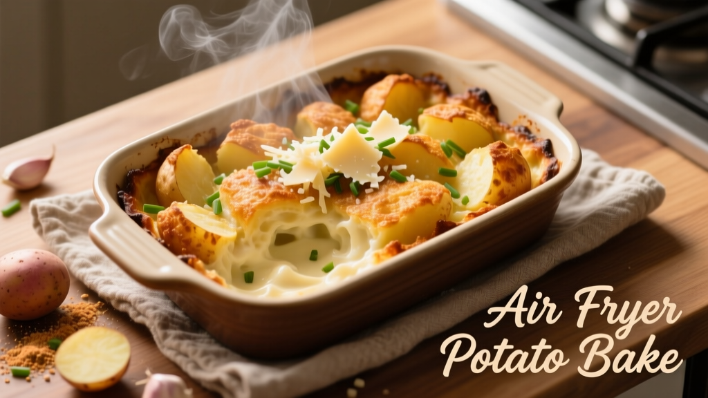 Air Fryer Potato Bake: Crispy, Creamy & Oil-Free