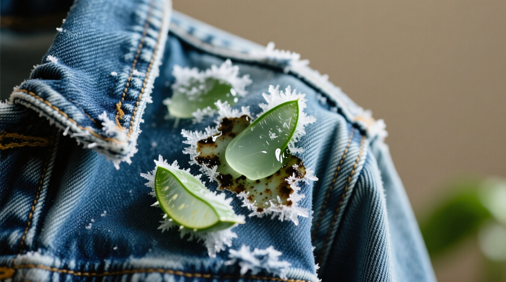 eco friendly ink removal from denim jackets