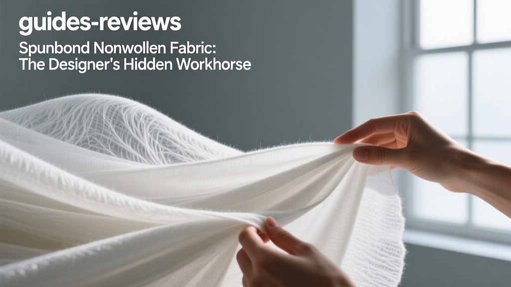 Spunbond Nonwoven Fabric: The Designer’s Hidden Workhorse