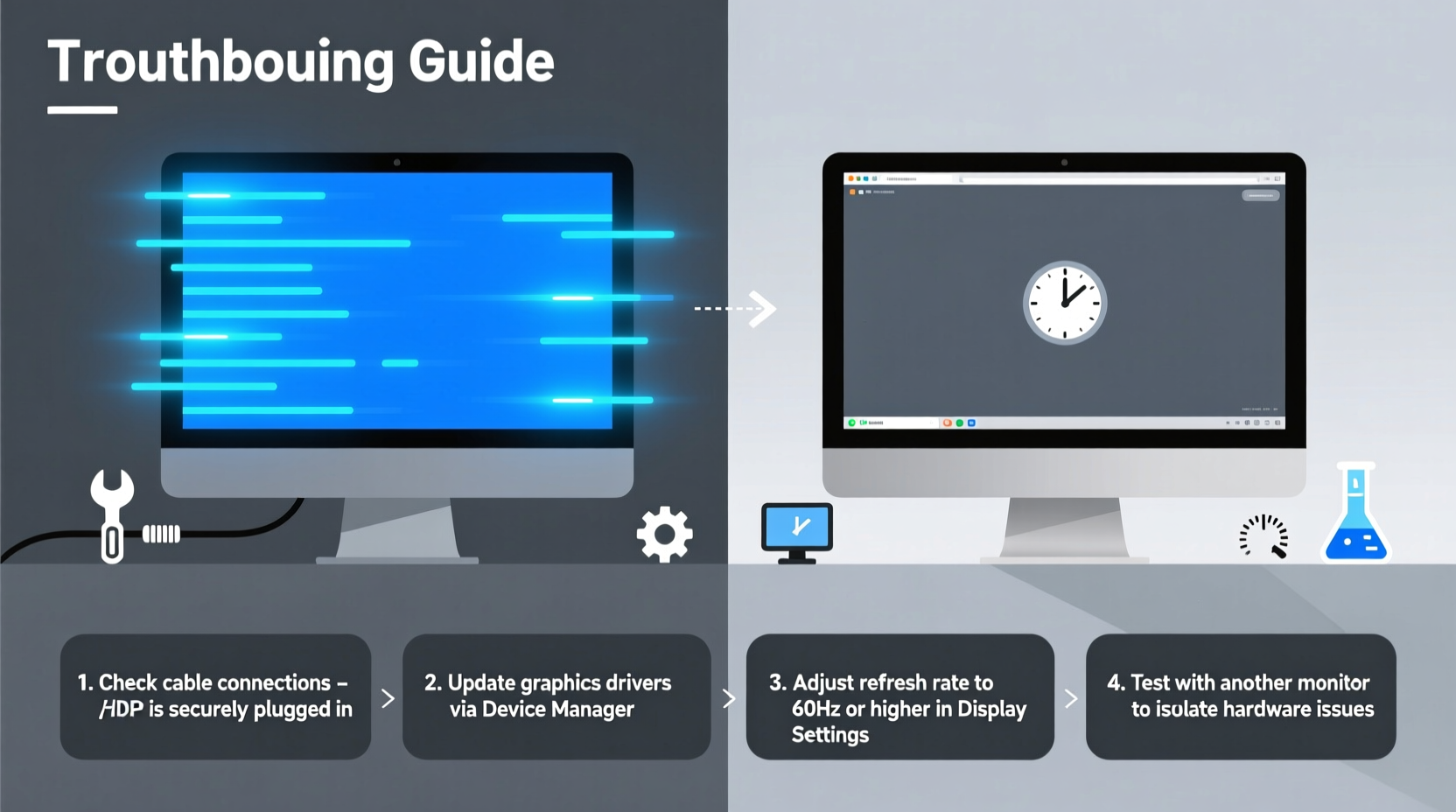 why is my monitor flickering and how to fix it in minutes