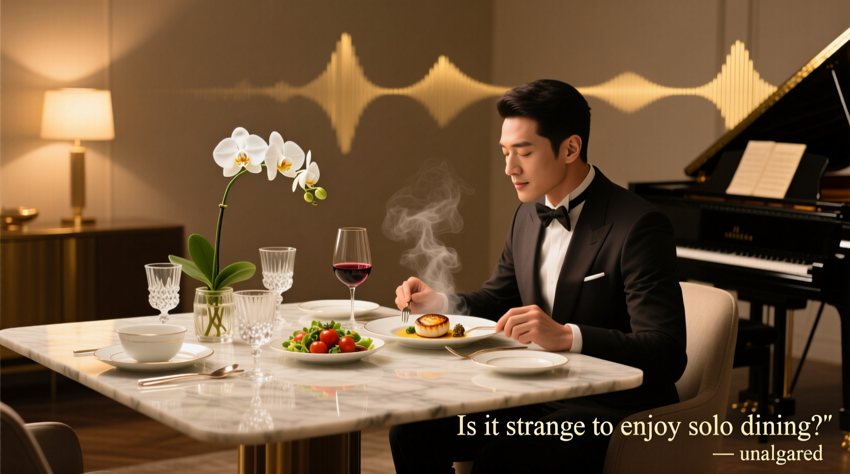 is it strange to enjoy solo dining and how to make it feel luxurious