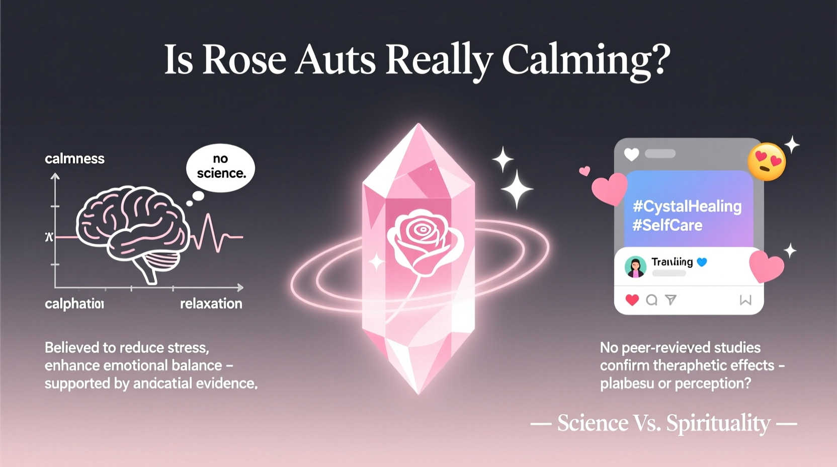 is rose quartz really calming or just a trendy crystal with no science