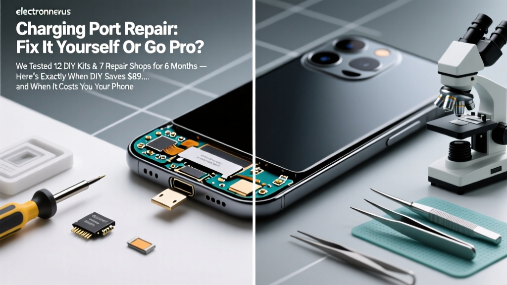 Charging Port Repair Fix It Yourself Or Go Pro? We Tested 12 DIY Kits & 7 Repair Shops for 6 Months — Here’s Exactly When DIY Saves $89… and When It Costs You Your Phone