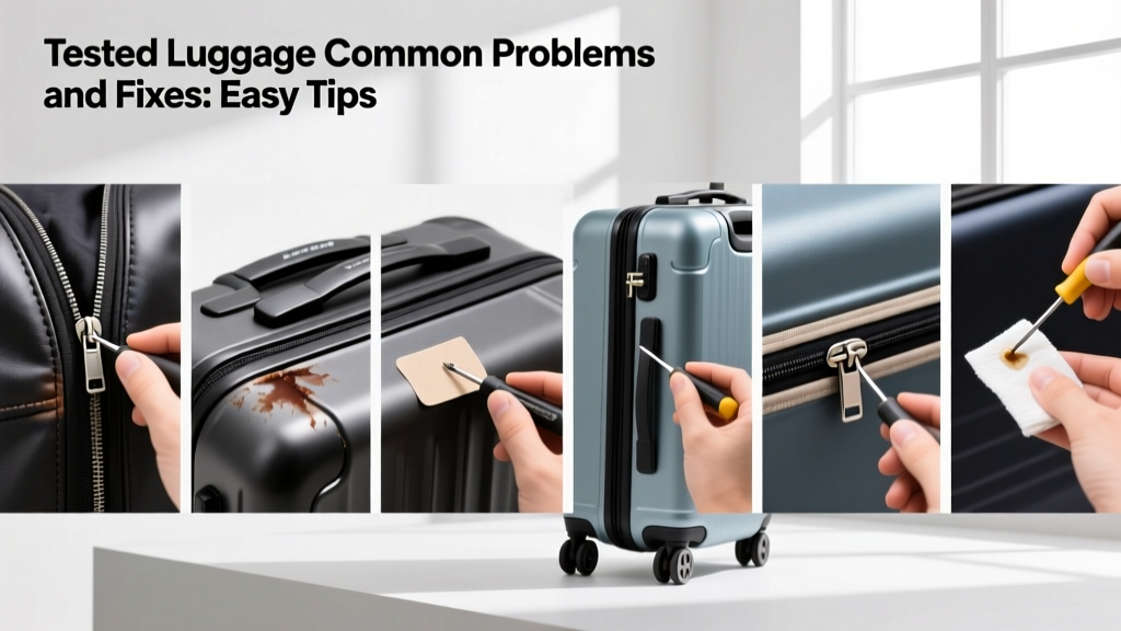 Tested Luggage Common Problems and Fixes: Easy Tips