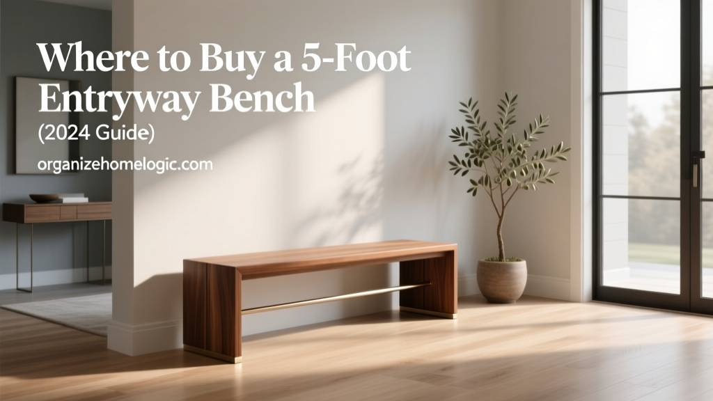 Where to Buy a 5 Foot Entryway Bench (2024 Guide)