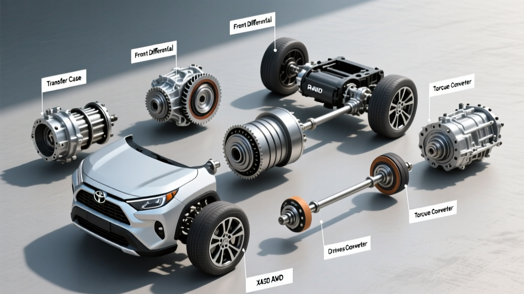 Fifth Generation Toyota RAV4 Drivetrain Maintenance & Component ID