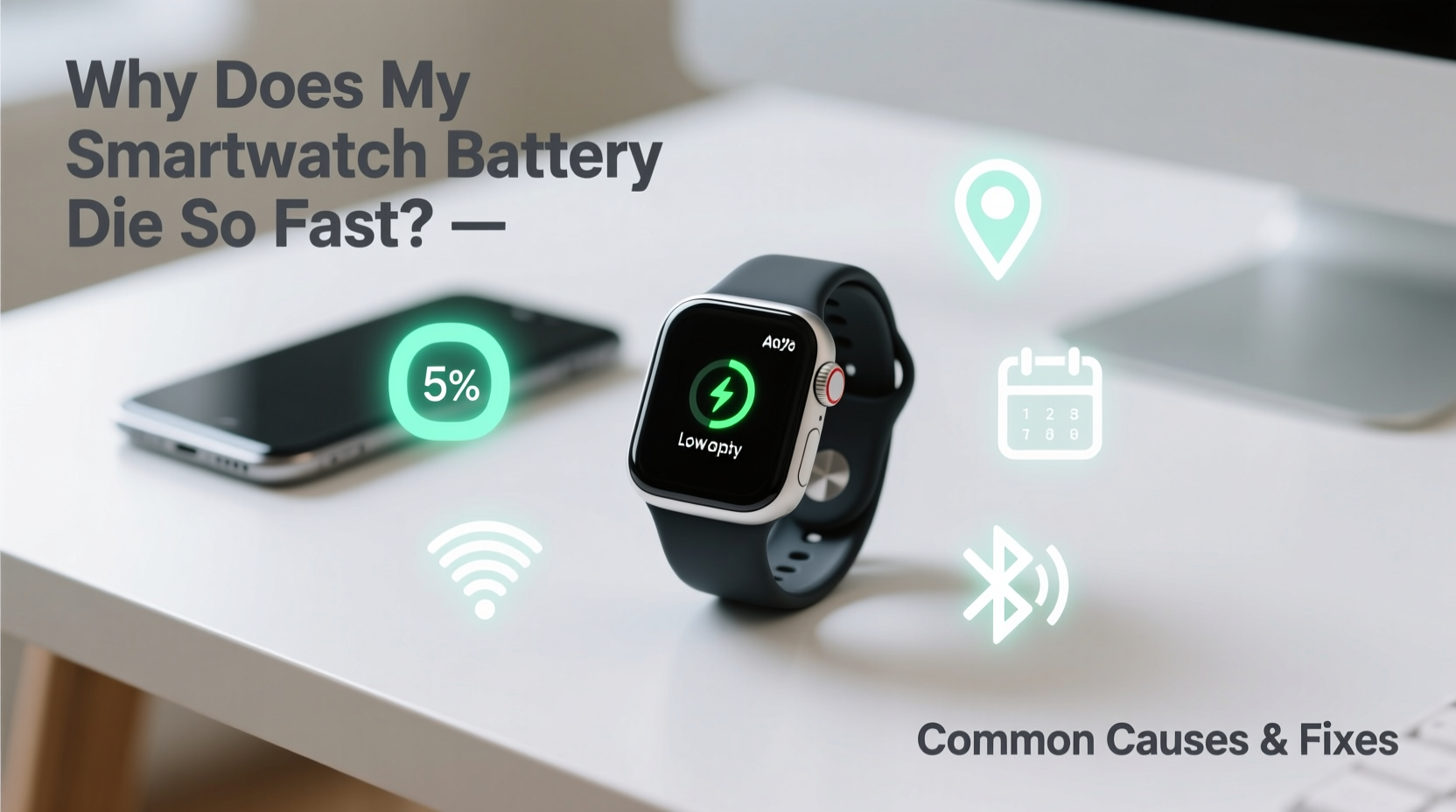 why does my smartwatch battery die so fast troubleshooting common issues