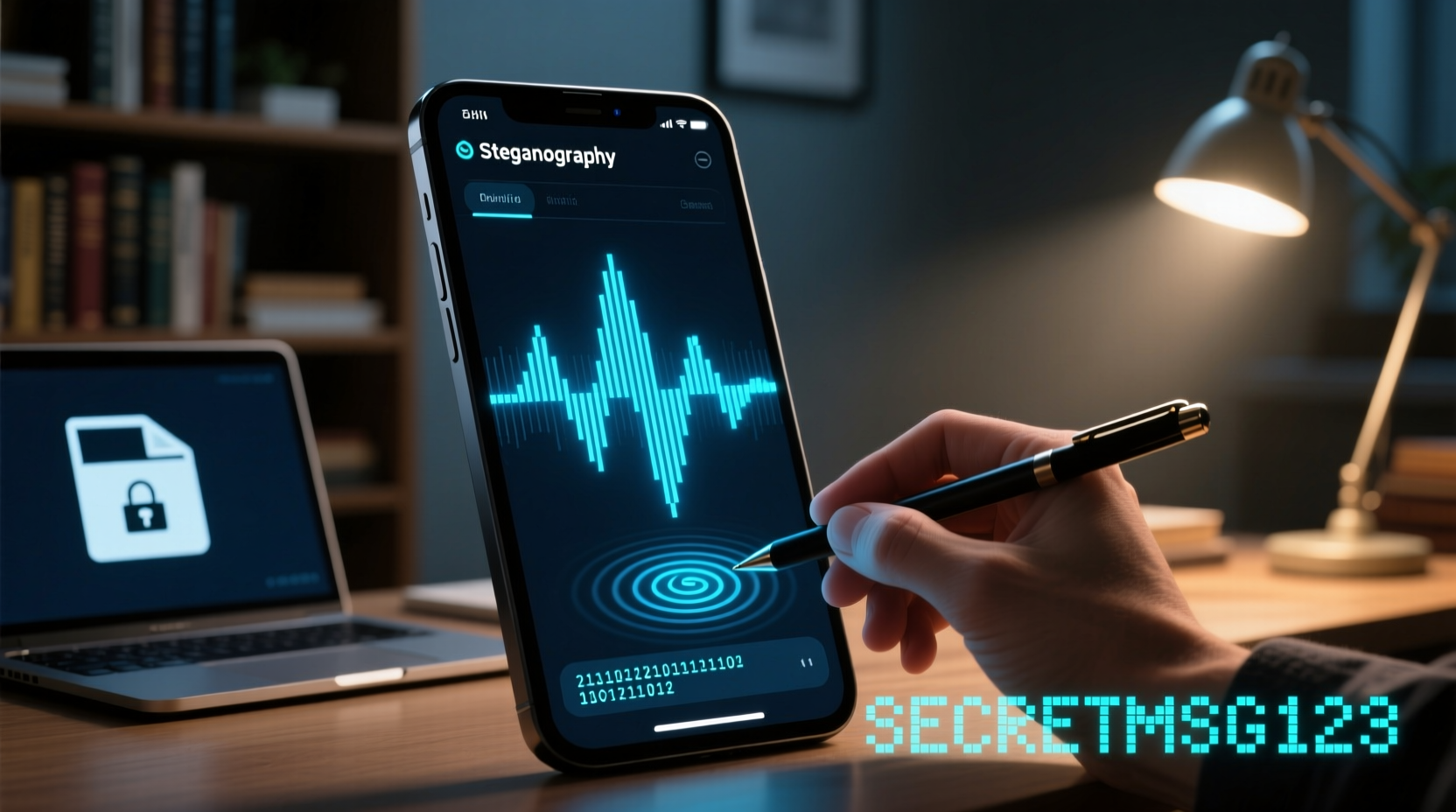 how to hide secret messages and codes in audio files
