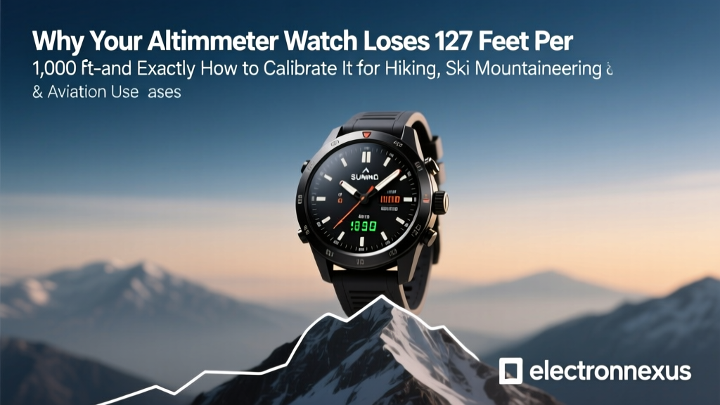 Why Your Altimeter Watch Loses 127 Feet Per 1,000 ft—and Exactly How to Calibrate It for Hiking, Ski Mountaineering & Aviation Use Cases