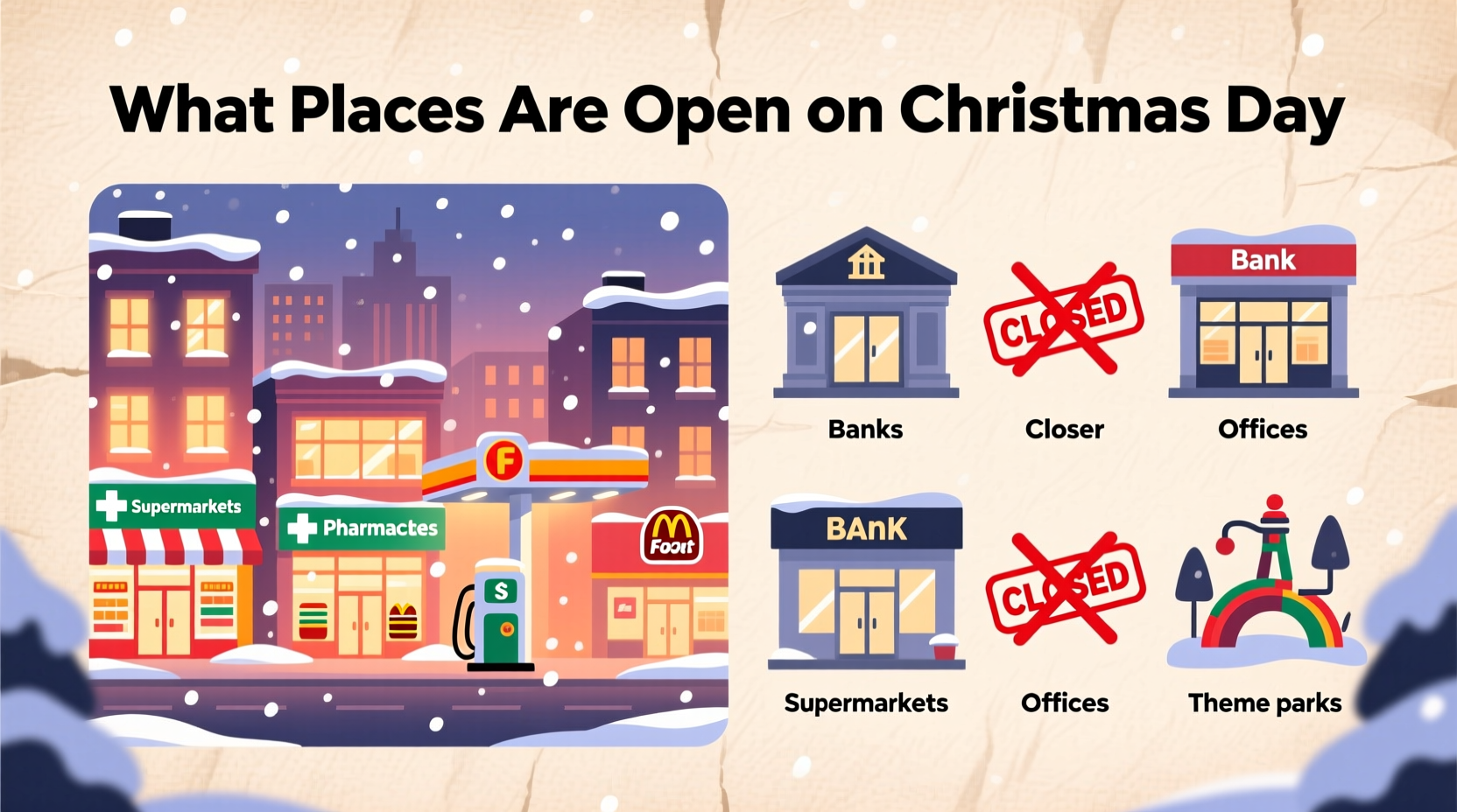 what places are open on christmas day