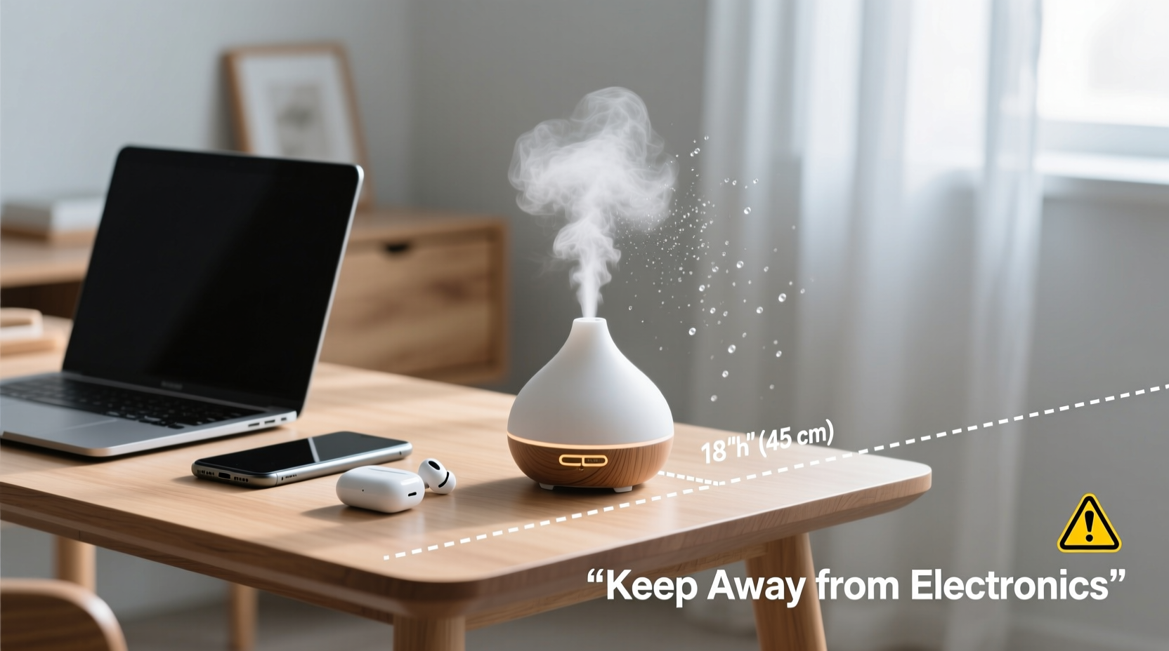 can essential oil diffusers damage electronics and how to place them safely