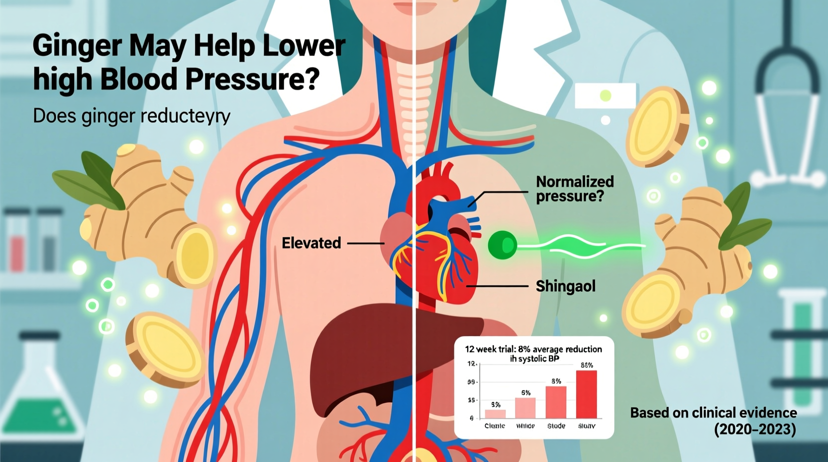 Ingwer und Blutdruck: Was die Wissenschaft wirklich sagt