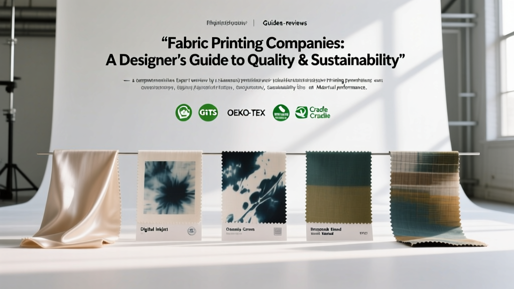 Fabric Printing Companies: A Designer’s Guide to Quality & Sustainability