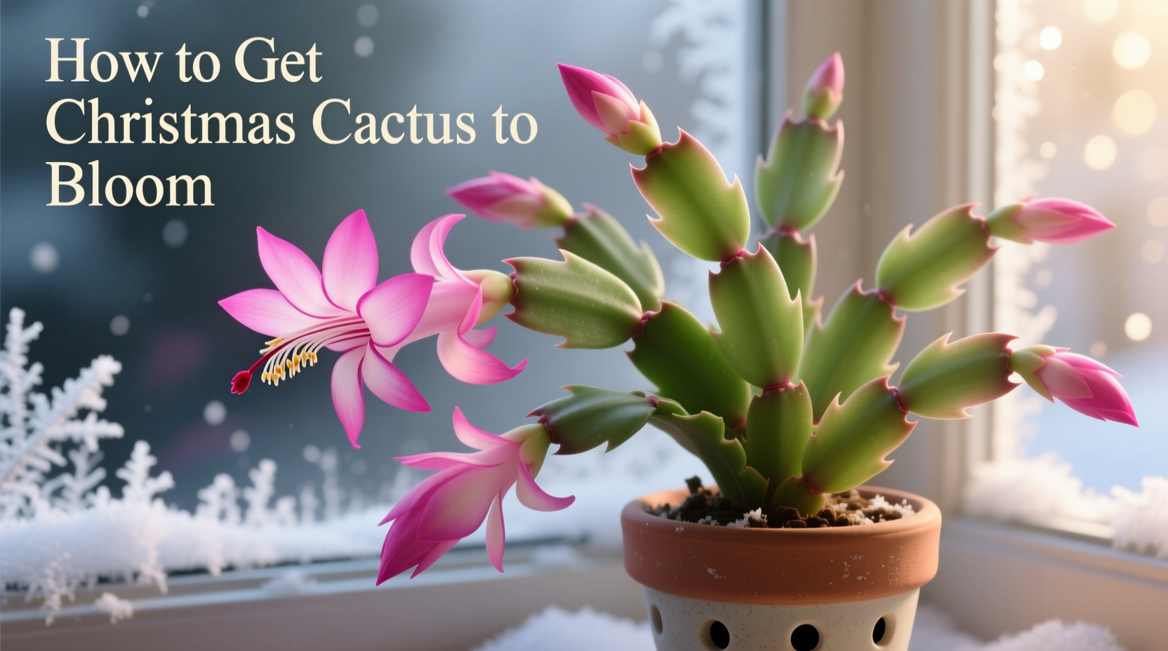 how to get christmas cactus bloom