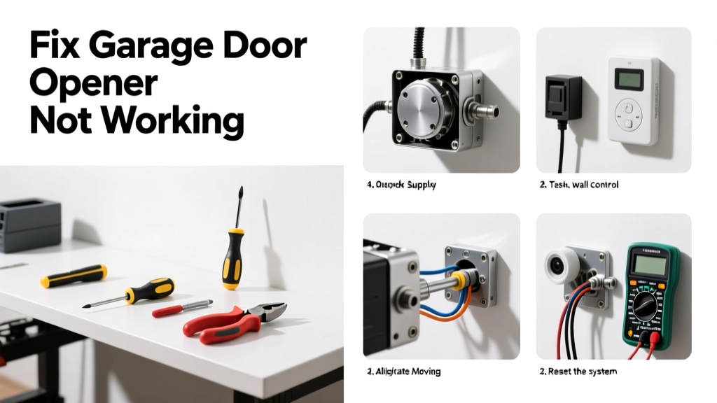 Fix Garage Door Opener Not Working: Step-by-Step Guide