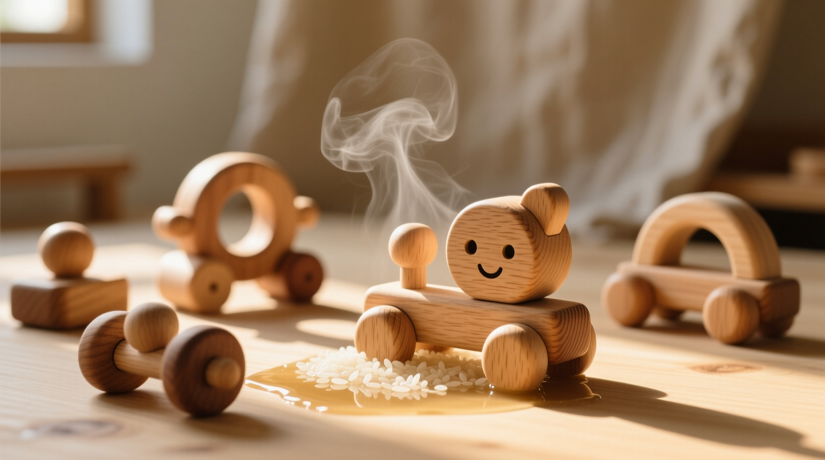 eco friendly cleaning tips fermented rice water for wooden toys