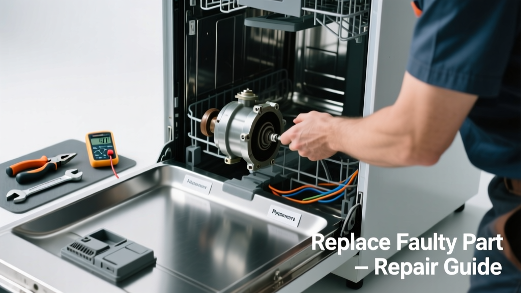 Dishwasher Making Noise? Replace the Faulty Part