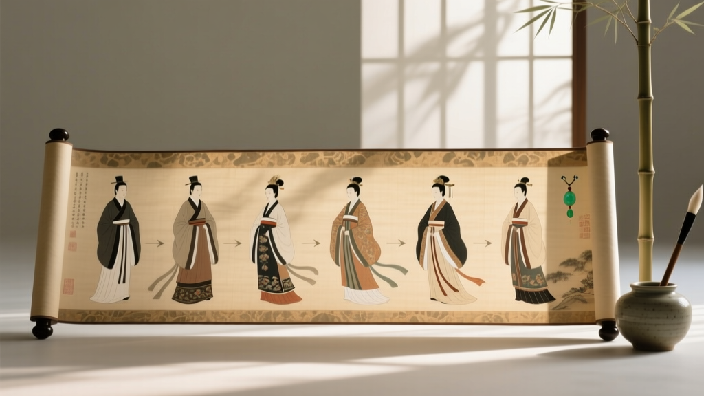Decoding Hanfu: Traditional Garments in Chinese Scroll Art