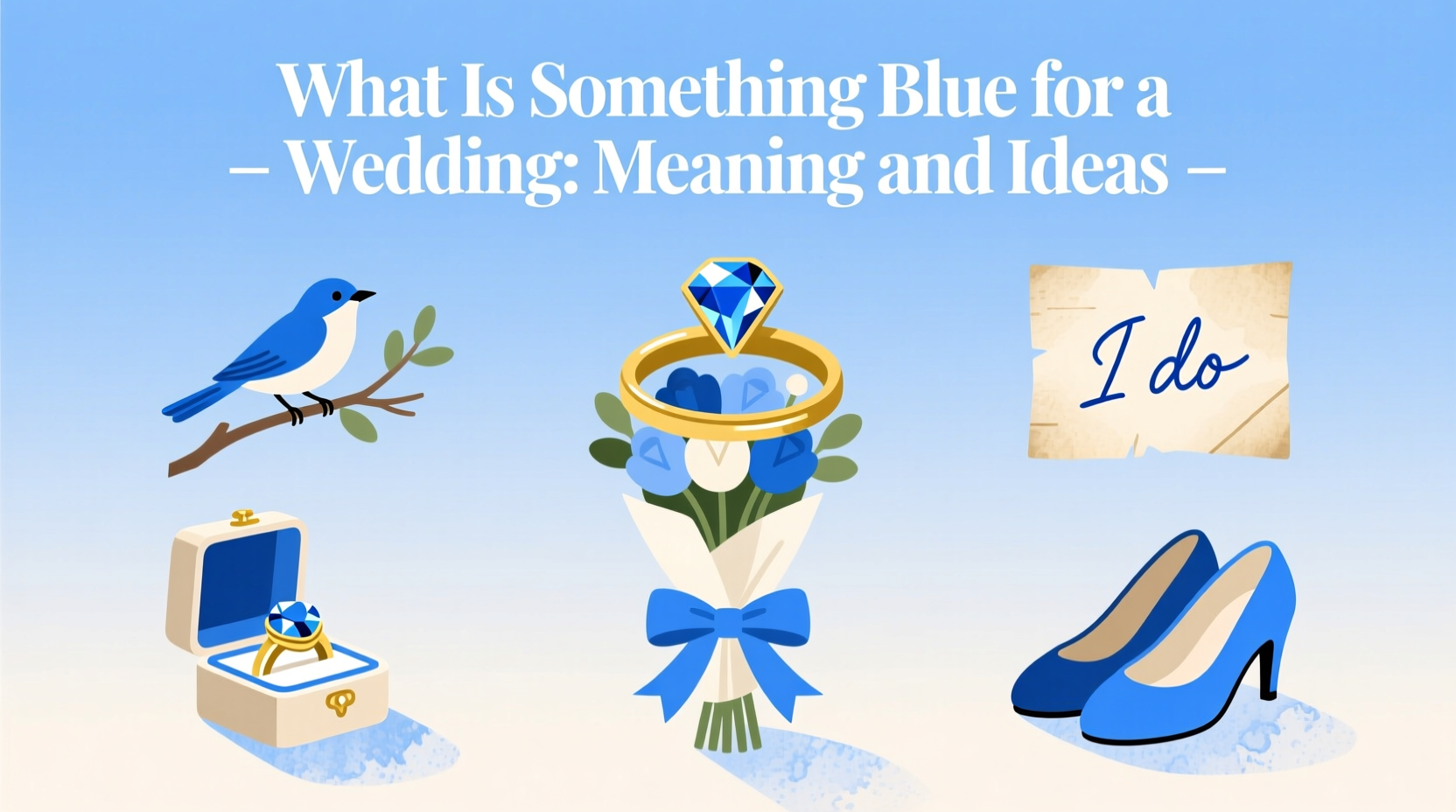 what is something blue for a wedding