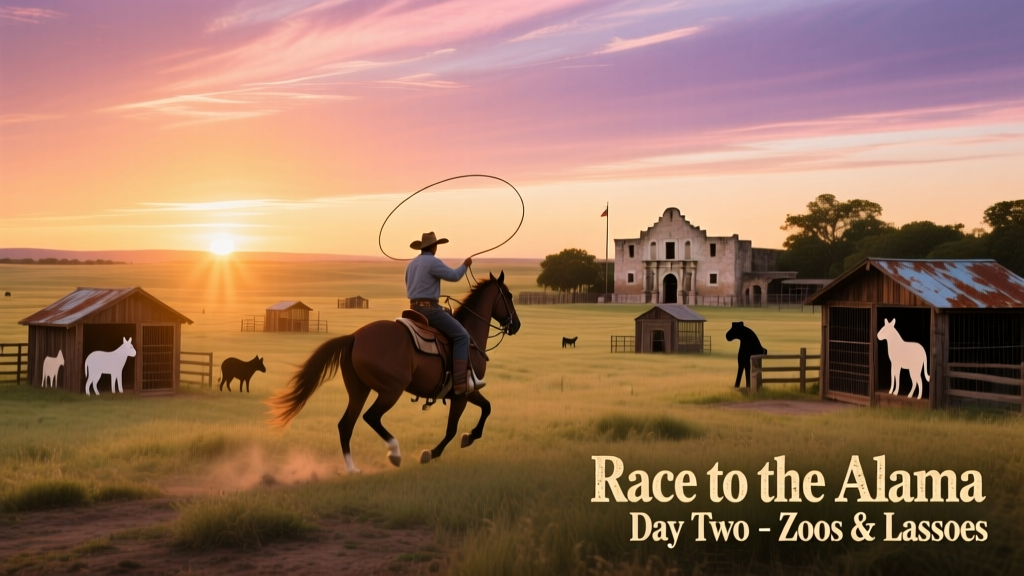 Race to the Alamo: Day Two, Two Zoos, and Lassoes — A Deep Dive into San Antonio’s Unconventional Heritage Trail