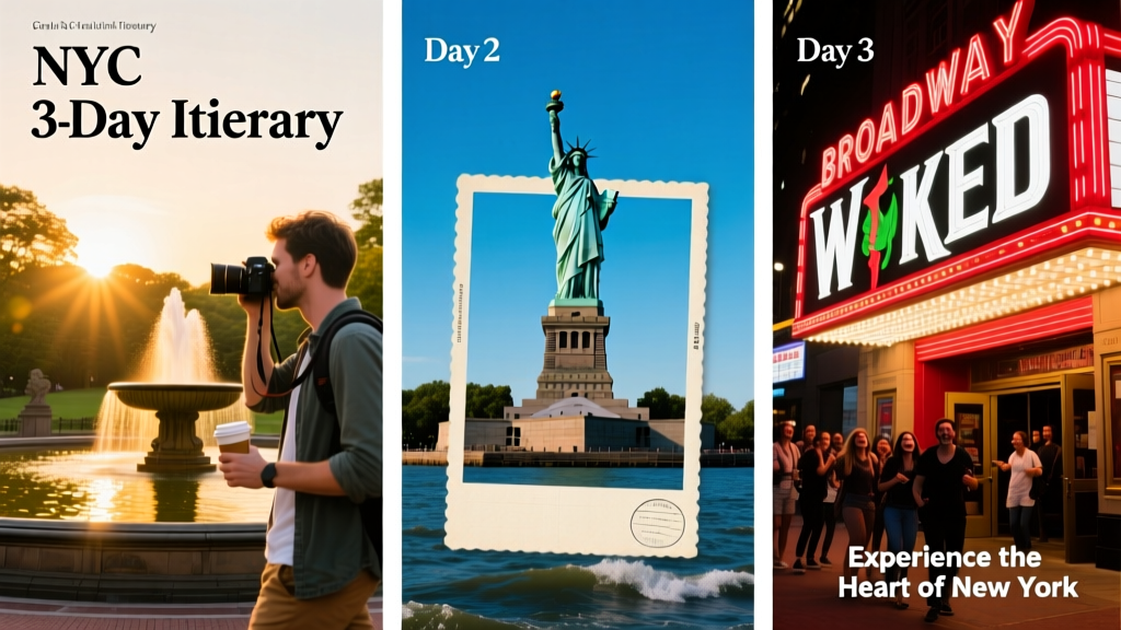 3-Day NYC Itinerary to Experience Popular New York Attractions: A Realistic, Logistically Optimized Tour