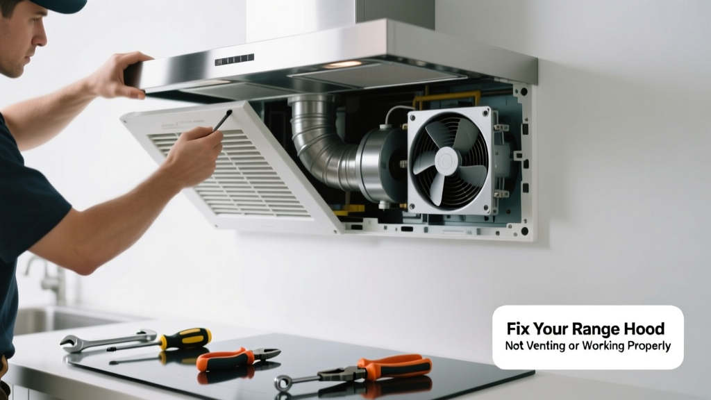 Fix Your Range Hood Not Venting or Working Properly
