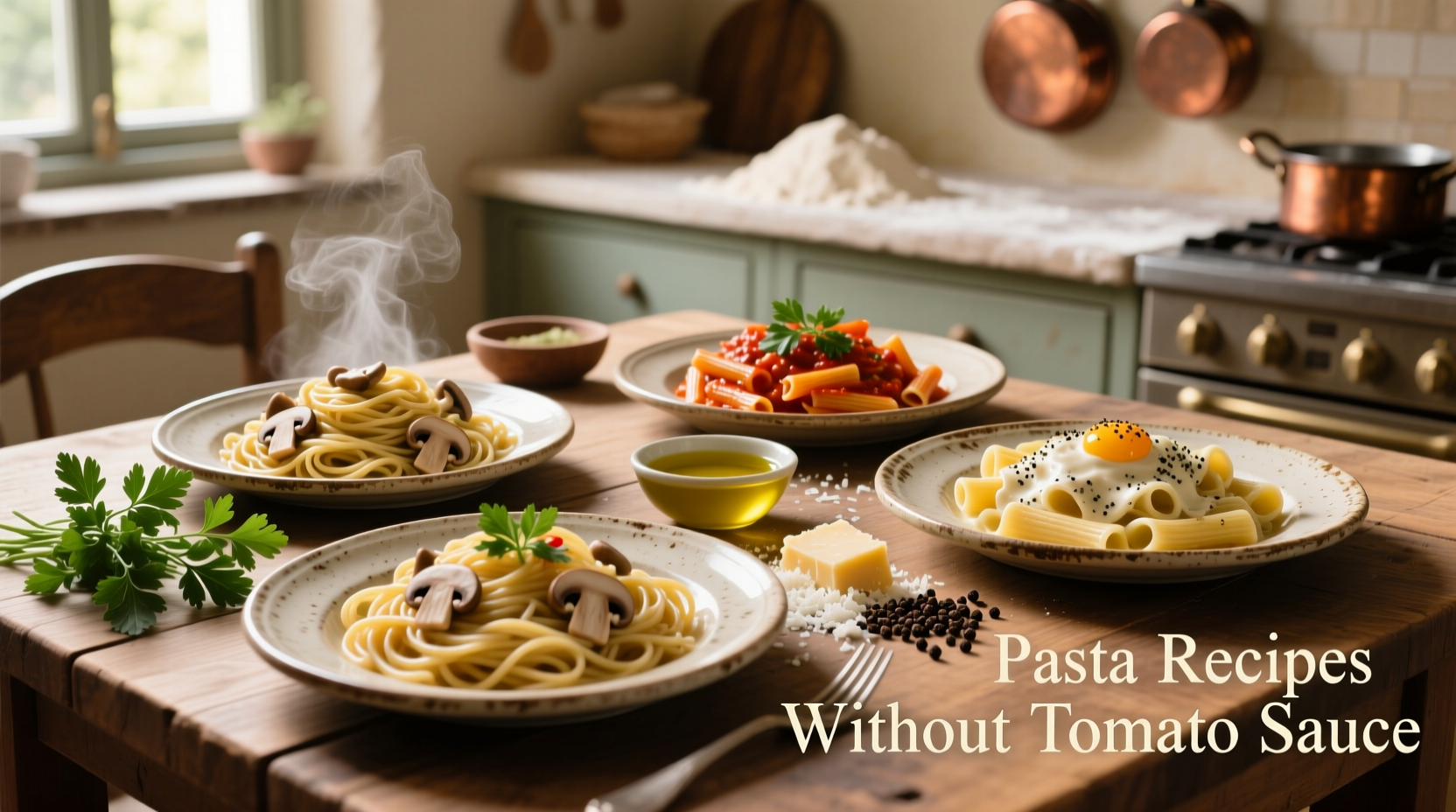 7 Delicious Pasta Recipes Without Tomato Sauce