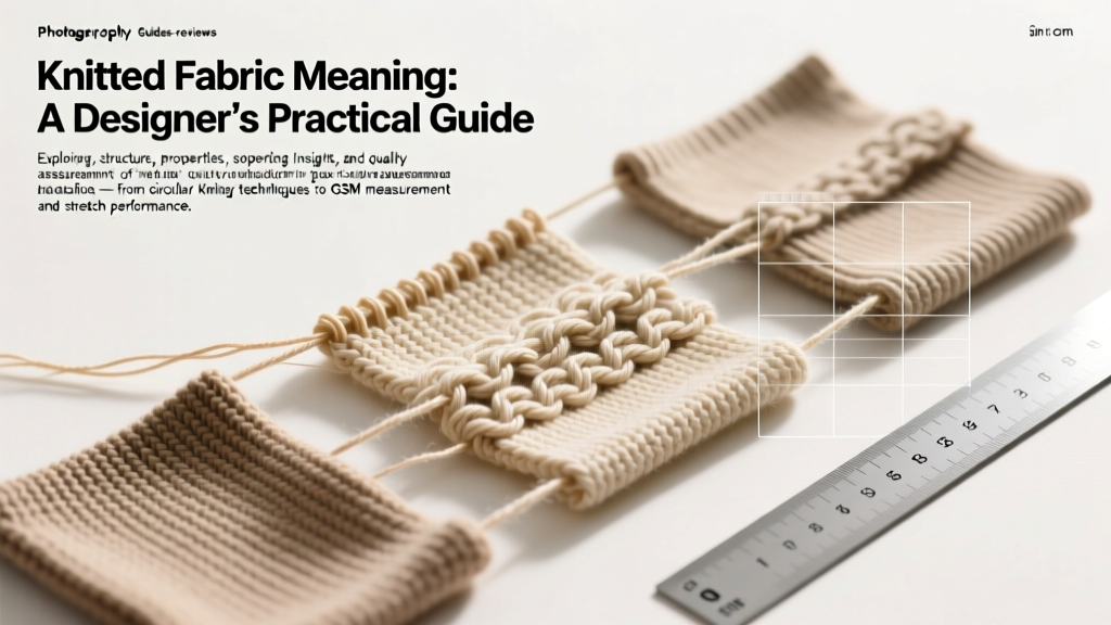 Knitted Fabric Meaning: A Designer’s Practical Guide