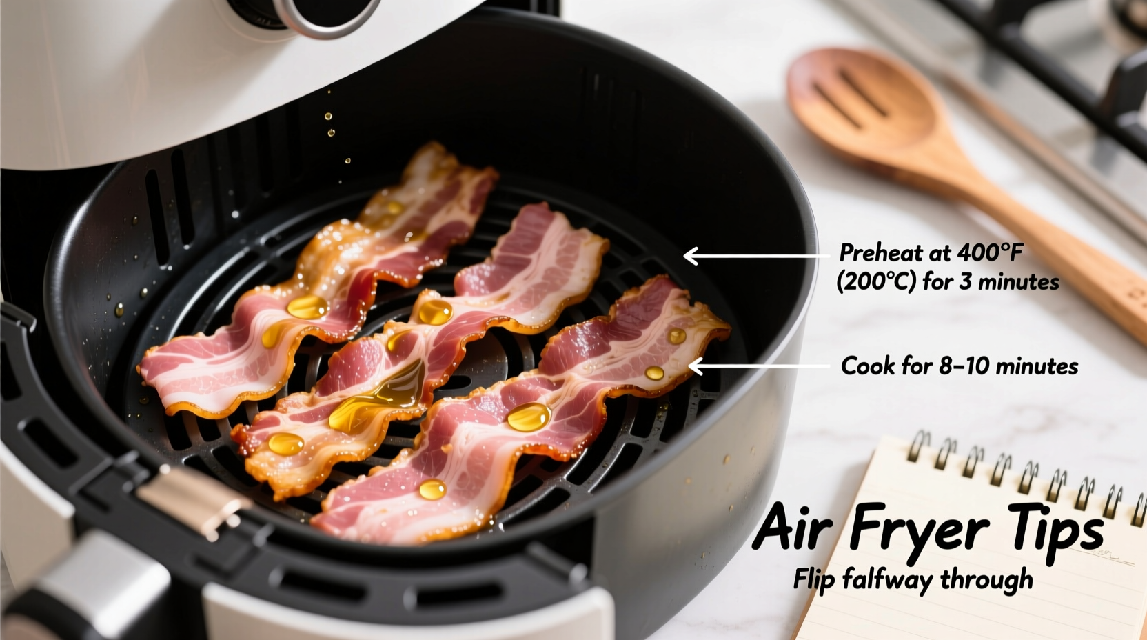 how to cook bacon in the air fryer