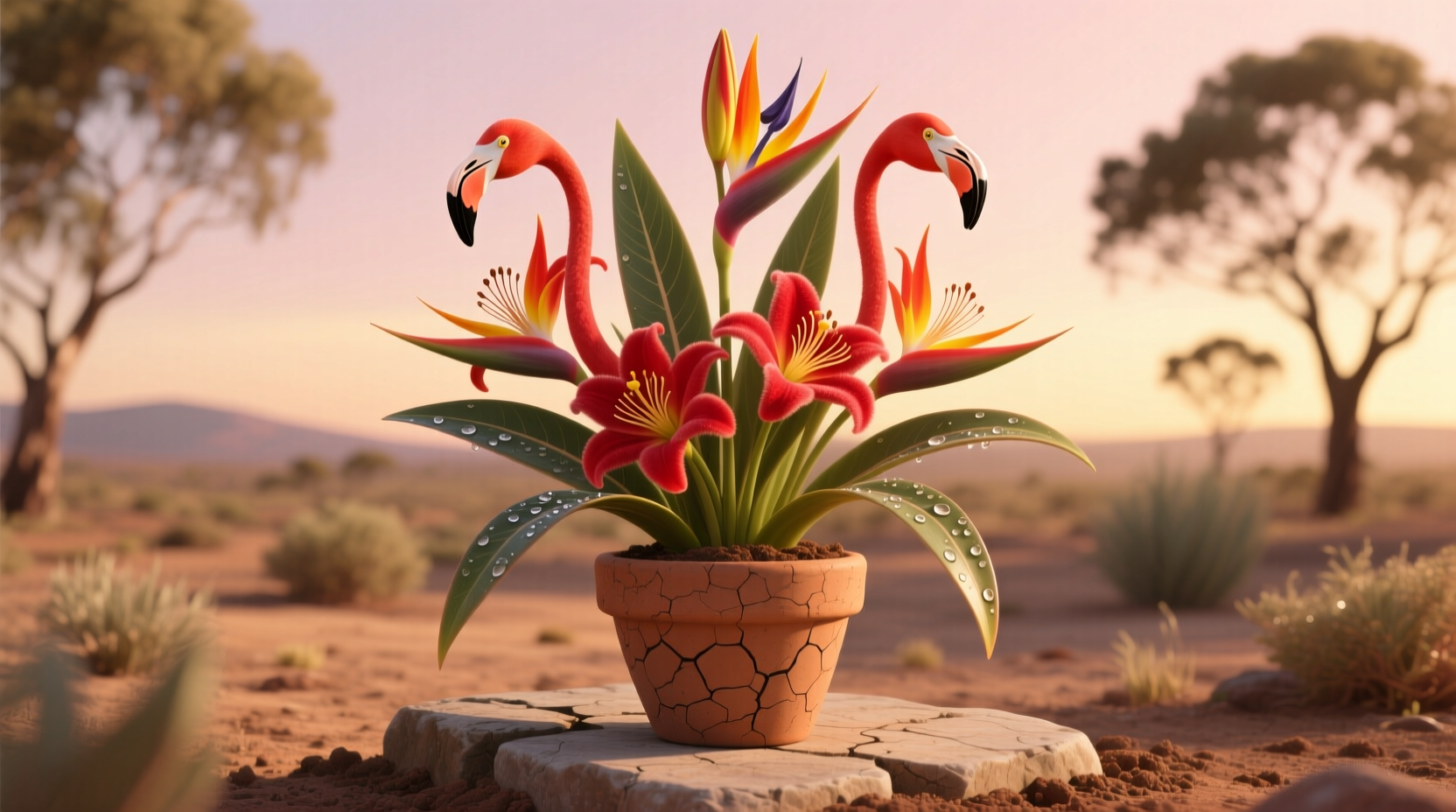 flamingo plants