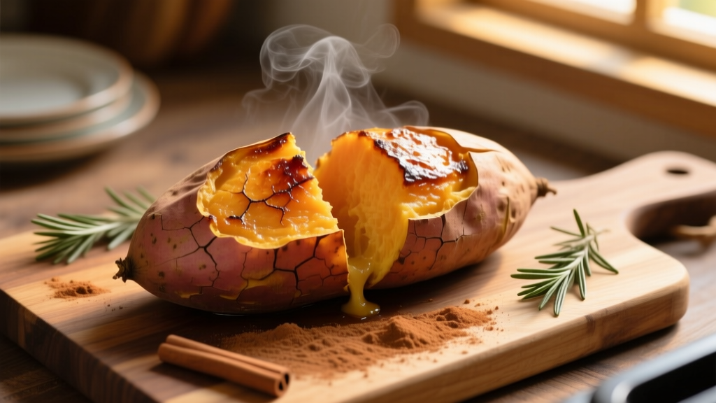 Air Fryer Roast Sweet Potato: Crispy Outside, Tender Inside