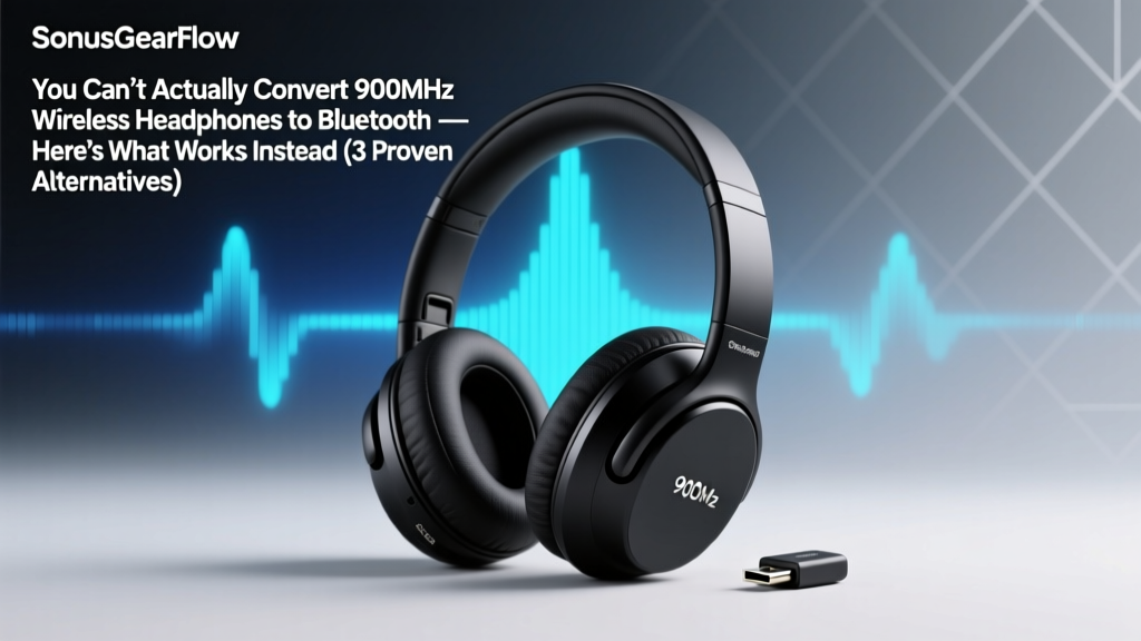 900MHz Headphones to Bluetooth: 3 Low-Cost Fixes (2026)
